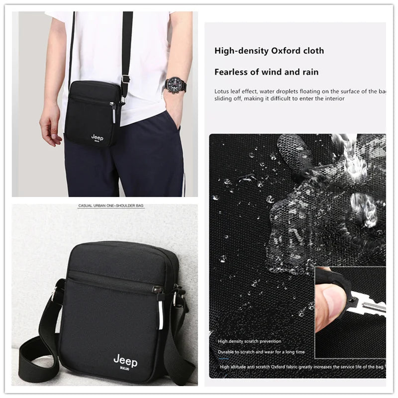 Sac jeep buluo imperméable sac à corps pour hommes