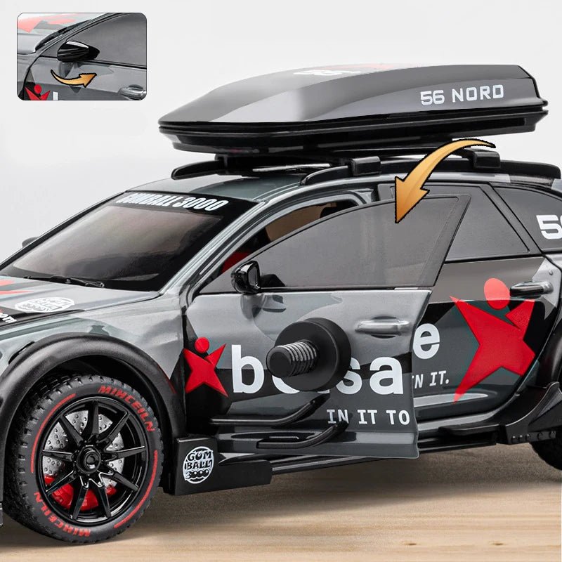 1:24 AUDI RS6 Avant Station Wagon Racing Racing Modèle