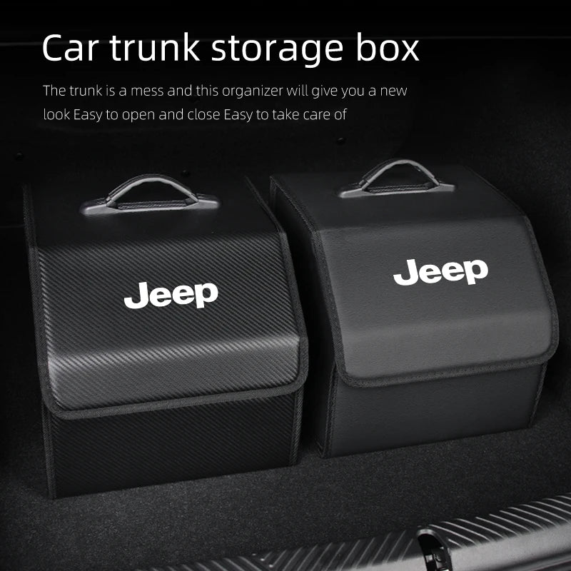 Caja de almacenamiento de troncal de jeep car