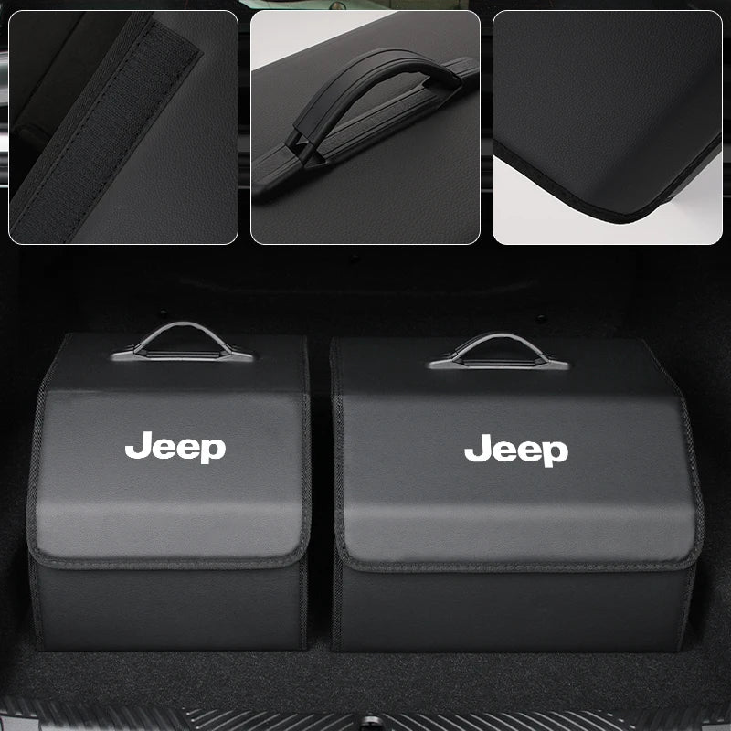 Caja de almacenamiento de troncal de jeep car