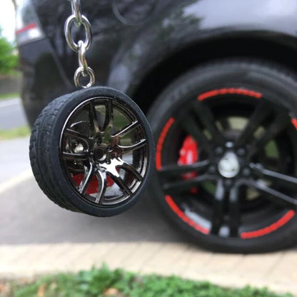 Porte-clés de roue de voiture