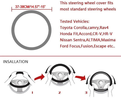 Car Steering Wheel Cover for VW