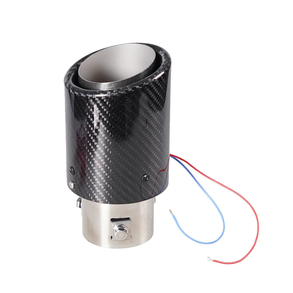 Carbon Fiber LED Exhaust Tip – Universal Fit