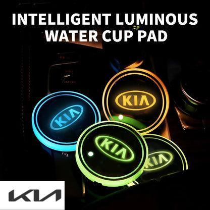 KIA LED Cup Holder Coasters