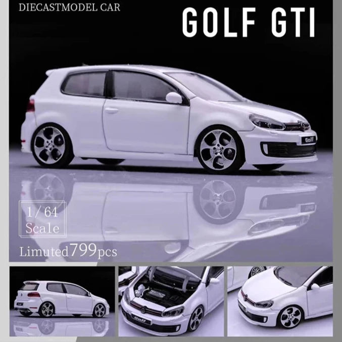 1/64 Golf GTI MK6 Alloy Car