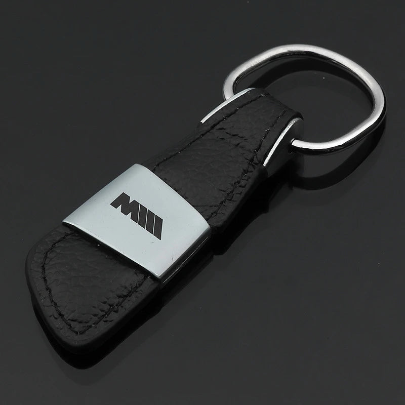 BMW M Leather Keychain 