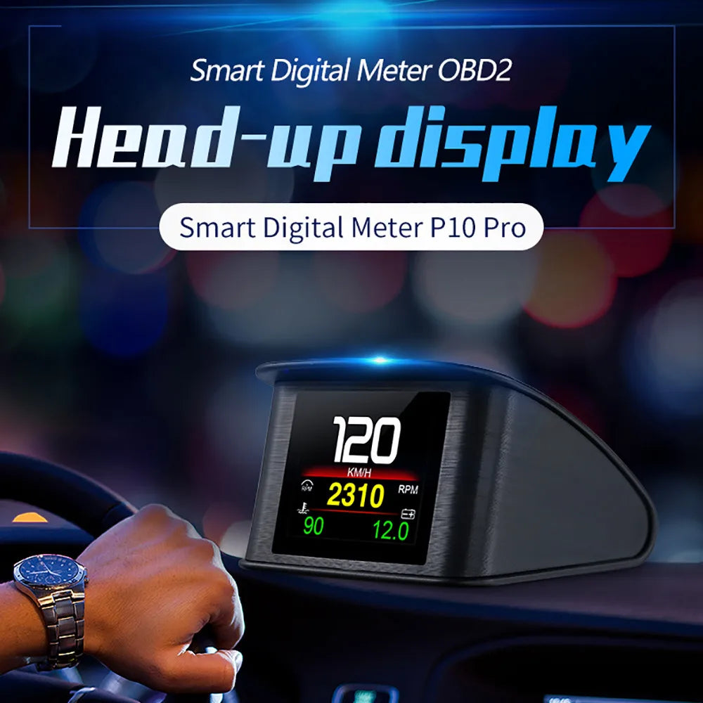 Affichage tête haute OBD2 P10 Pro 