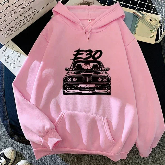 E30 Herren -Kapuzen -Sweatshirt