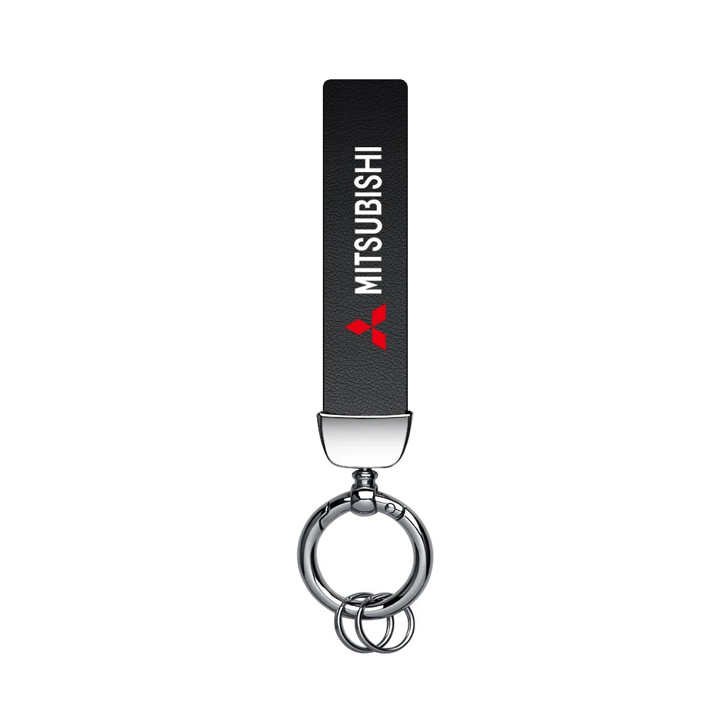 Keychain in pelle Mitsubishi