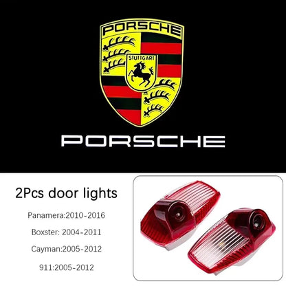 Porsche -Projektion Willkommenslicht