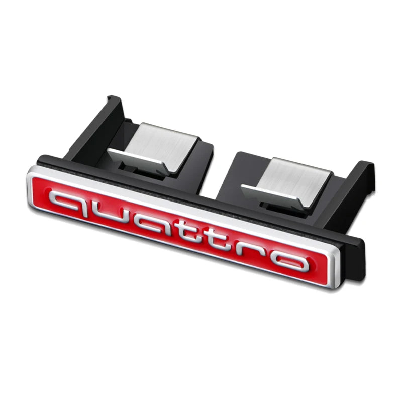 Quattro Logo Front Grill Badge 