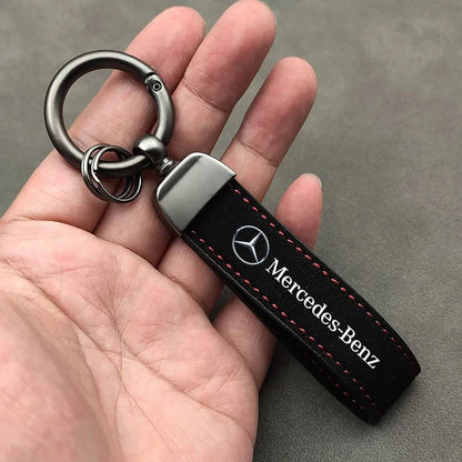 Mercedes-Benz AMG Suede Keychain