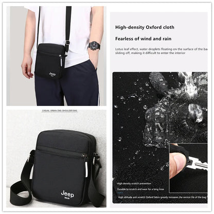 JEEP BULUO Waterproof Crossbody Bag for Men 