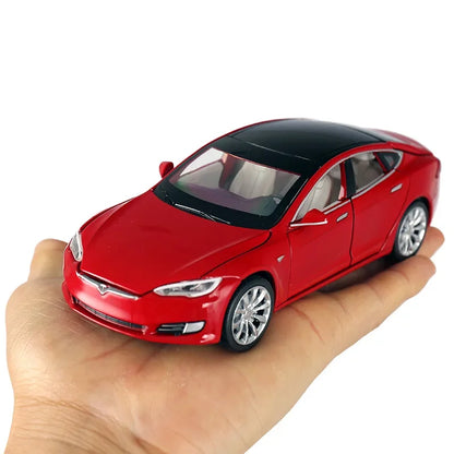 1:32 Tesla Model S 100D SUV Spielzeugautomodell 