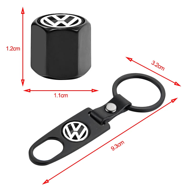 Volkswagen Valve Caps Set 