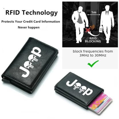 Billetera de bloqueo de jeep rfid