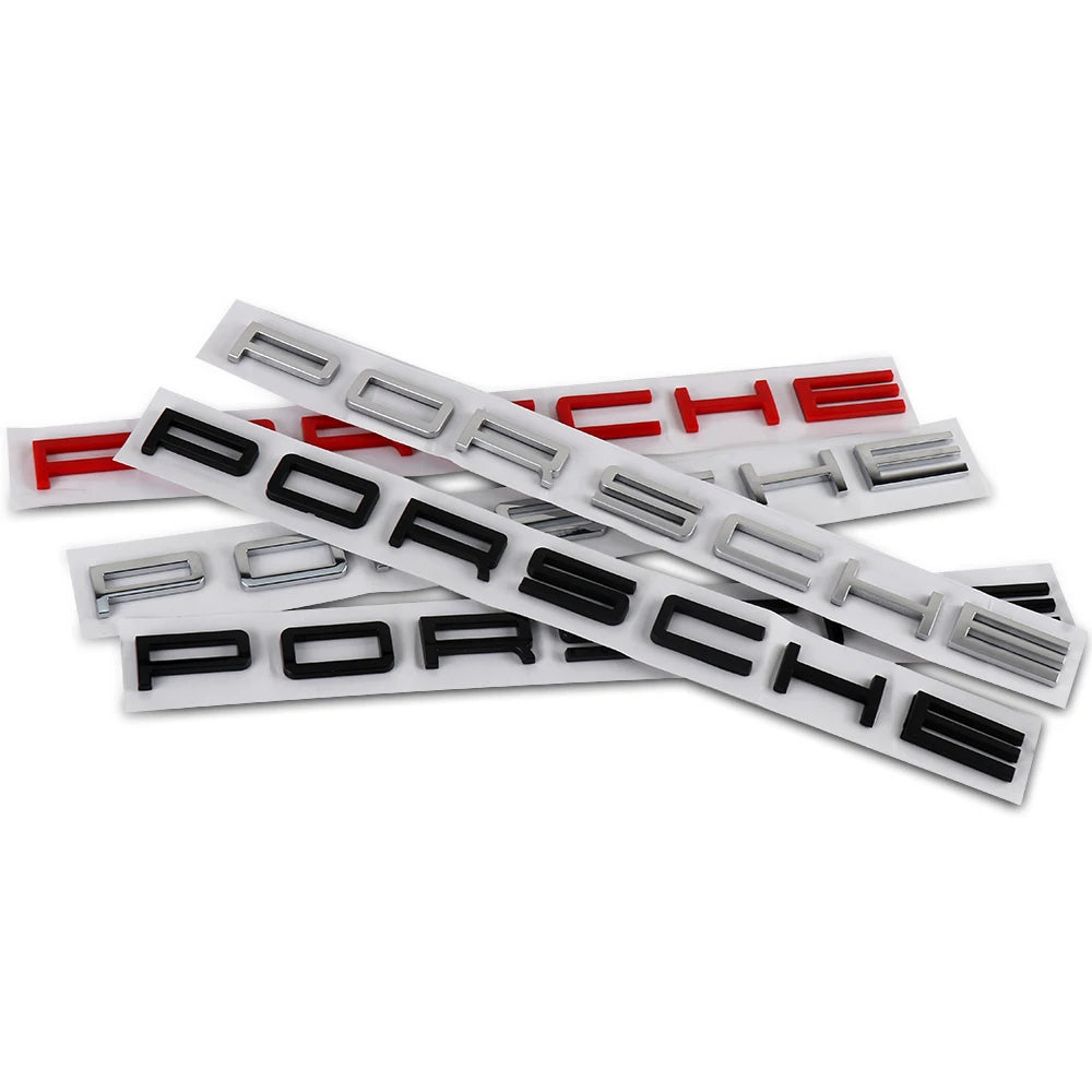 Ensemble de badges d'emblème arrière Porsche