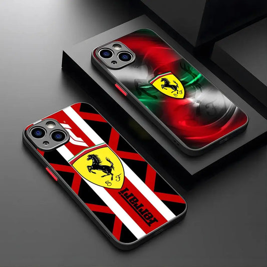 Custodia per iPhone Ferrari di lusso Ferrari