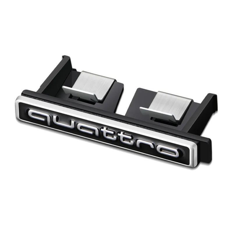 Quattro Logo Frontgrill Abzeichen 