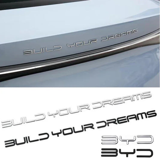 Decal d'autocollant d'emblème BYD 