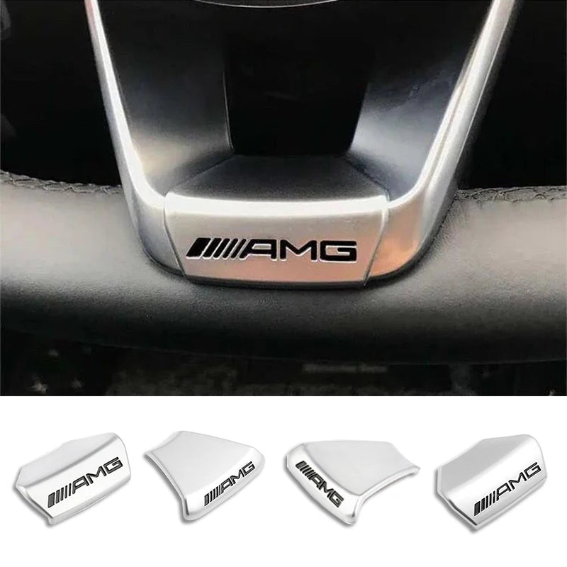 Emblema de aluminio Mercedes AMG para el volante