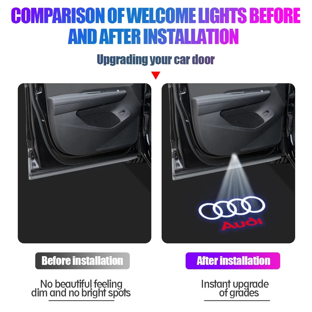 Audi LED Door