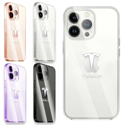 Tesla Transparent iPhone Case 