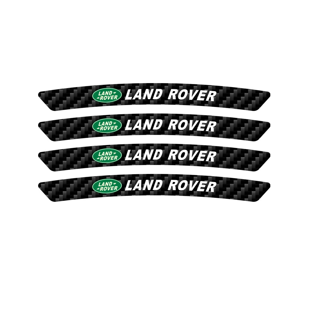 Land Rover Carbon Fiber Wheel Stickers