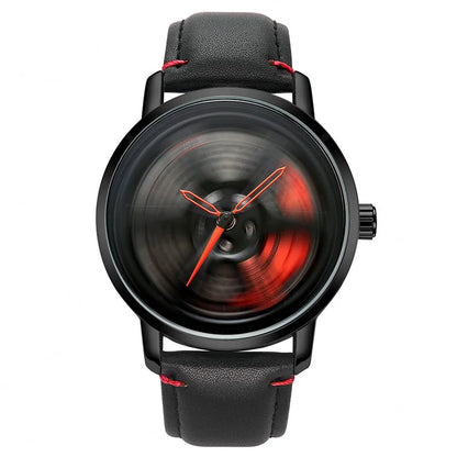 Montre masculine de style roue de course