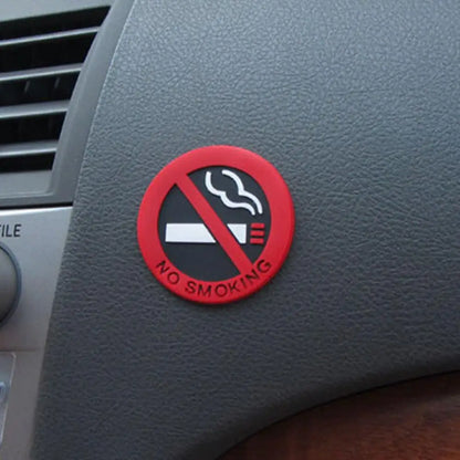 No Smoking Car Sticker