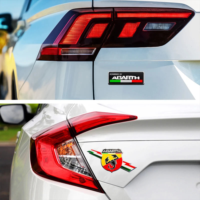 Abarth Tricolor Emblème Sticker