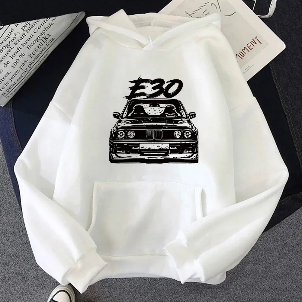 E30 Herren -Kapuzen -Sweatshirt