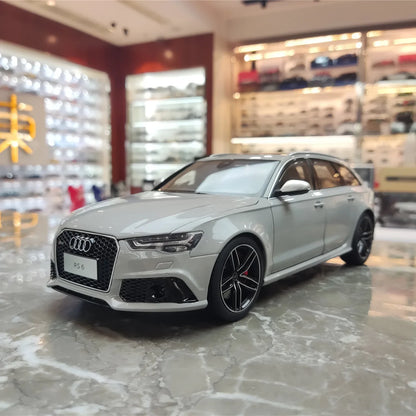 1/18 Audi RS6 Avant C7 Well Diecast Modelo 