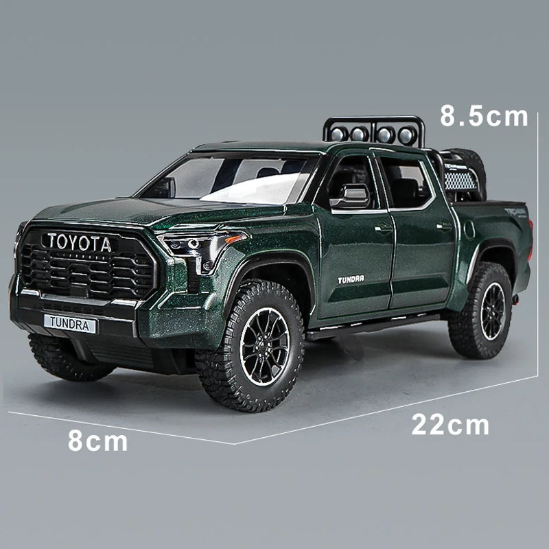 1:24 à échelle Tundra Trd Pro hors route modèle de voiture en métal 