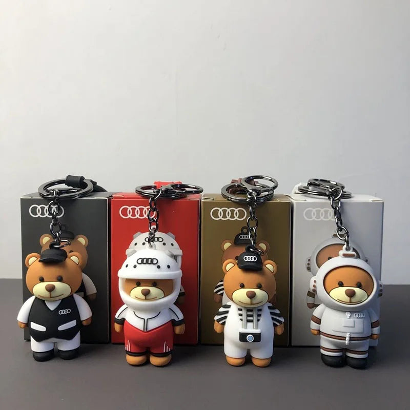 Audi Bear Keychain