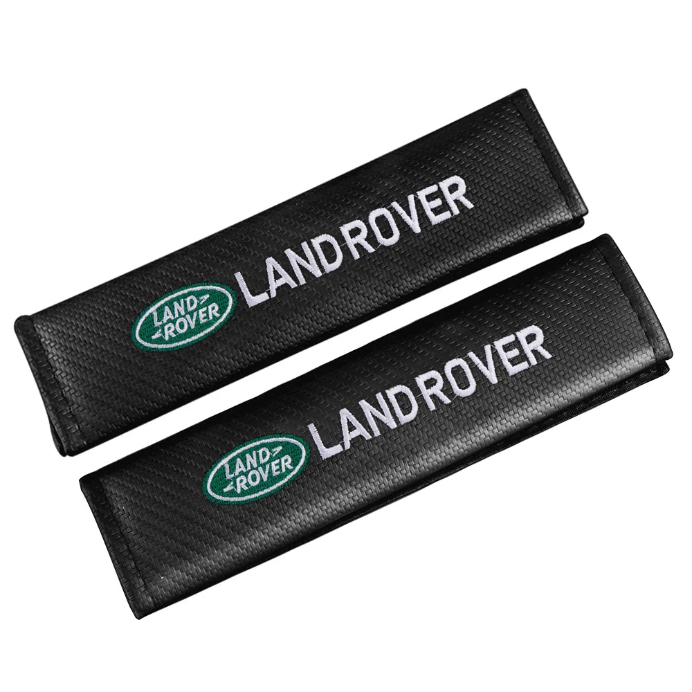 Carbon Fiber Seat Belt Covers for Land Rover 