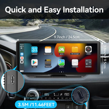 Schermo di carplay wireless universale