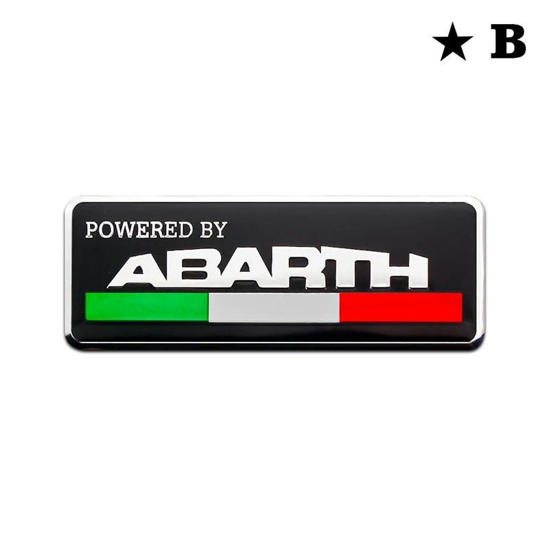 Abarth Tricolor Emblème Sticker