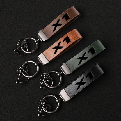 BMW X1 Luxury Genuine Leather Keychain