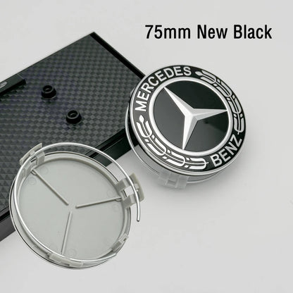 Mercedes-Benz Center Wheel Caps (4pcs) 