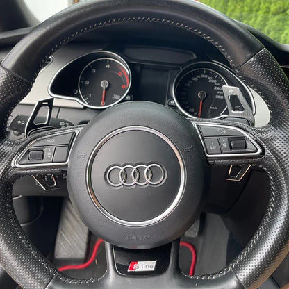 Palettes de changement de vitesse au volant en aluminium pour Audi