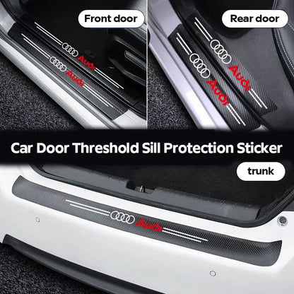 Autocollants de protection des portes de voiture Audi