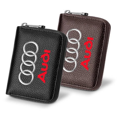 Audi Leather Key and Card Holder