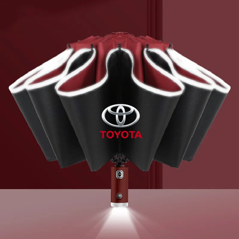 Toyota Umbrella avec lampe de poche LED