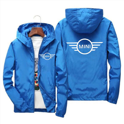 Blouson aviateur décontracté à fermeture éclair Mini Cooper