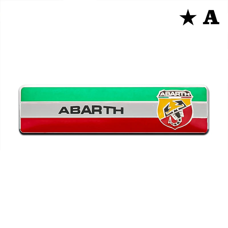 Abarth Tricolor Emblem Sticker