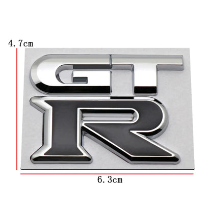 Emblème du coffre de voiture de logo GTR Metal GTR