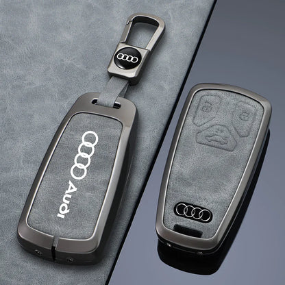 Case chiave in pelle scamosciata di lusso Audi