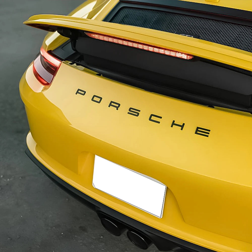 Set de insignia de emblema trasero de Porsche