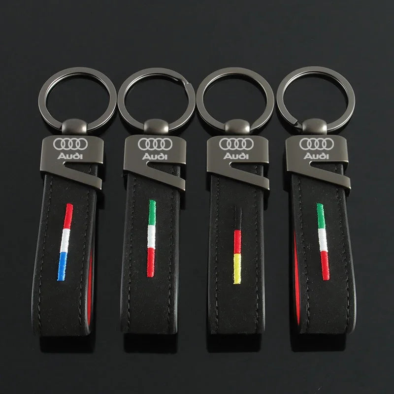 Keychain Audi Suede